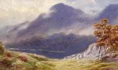 Albert Rosser, A Pair Of Views, "Buttermere & High Stile" And "Blea Tarn & Langdale Pikes", 1919, Watercolour