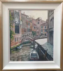 Peter Langley, Font Dell Osmarin, Venice, 2004, Oil on board