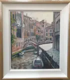 Peter Langley, Font Dell Osmarin, Venice, 2004, Oil on board