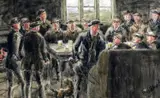 George Anderson Short, A Drink In The Pub, Watercolour