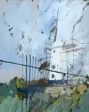 Hamish Henderson, Windmill Near Polegate, Watercolour