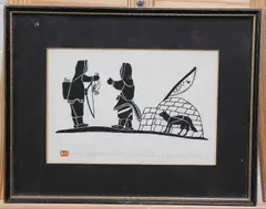 Henry Napartuk, Untitled, wood-block prints