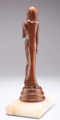 William Everatt Gray, , 'Prunella', wood carved figure of a lady