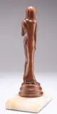 William Everatt Gray, , 'Prunella', wood carved figure of a lady