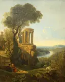 William James Müller, A Pair Of Italian Landscapes, 1835, Oils on panel One