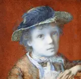 Arthur Charles Shorthouse, Millie, 1895, Watercolour heightened with white