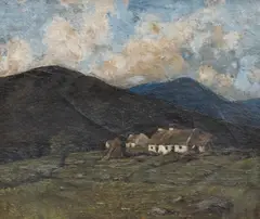John Crampton Walker, Upland Croft, Oil on canvas