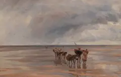 Charles Thomas Burt, Bringing Home The Catch, 1892, oil on canvas