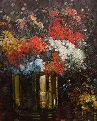 Kershaw Schofield, Still Life, Oil on board