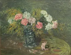 Everett Shinn, Still Life, Oil on canvas