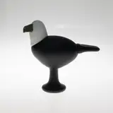 Oiva Toikka, Eagle, white and iridescent glass