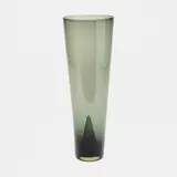 Kaj Franck, Vase KF236, Nuutajärvi, green-grey glass