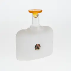 Markku Salo, Decorative bottle, Inari, multicolored glass