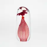 Ritva-Liisa Pohjalainen, Art glass, Red garden, 2010, partly filigree glass