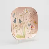 Rut Bryk, Decorative Dish, Summer Flowers, Arabia, 1940's