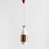 Paavo Tynell, Ceiling lamp, model K2-14, Idman, copper and glass