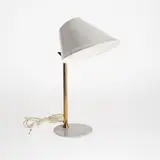 Paavo Tynell, Table lamp, model 9227, Idman, mid 20th century, brass and painted metal