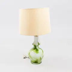 Tamara Aladin, Table light, Coral, Riihimäen Lasi Oy, Stockmann Orno, 1974-1975, multicolored glass