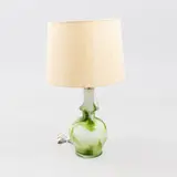 Tamara Aladin, Table light, Coral, Riihimäen Lasi Oy, Stockmann Orno, 1974-1975, multicolored glass