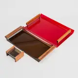 Yki Nummi, Trays, 2 pcs and business card holder, Sanka