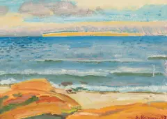 Untitled by Sam Vanni, oil, sold Feb 2026