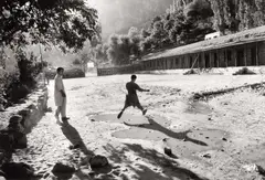 Christine de Grancy, At the Polo ground in Karimabad, Hunza Valley, Pakistan 1989, 1989, Vintage silver print on double weight semi-matte paper