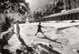 Christine de Grancy, At the Polo ground in Karimabad, Hunza Valley, Pakistan 1989, 1989, Vintage silver print on double weight semi-matte paper