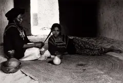 Christine de Grancy, Mother and daughter in Iferouane, from 'Tuareg Families from the Sahara', Niger 2000, 2000, Vintage silver print on double weight semi-matte paper