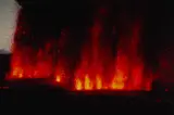 Takeuchi Toshinobu, Vulcano at Mount Mihara on Izu Ōshima island, Japan 2000, 2000, Cibachrome print on glossy paper c