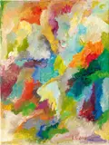 Splitter 6 by Bernard Schultze, Öl auf Leinwand, sold Jun 2016