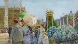 Hans Herrmann, 25jahriges Thronjubiläum Kaiser Wilhelms II. (.Berlin, am 16. Juni 1913), Öl auf Leinwand