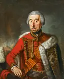 Heinrich Franke, Porträt des preußischen Reitergenerals Hans Joachim von Zieten (1699-1786), Öl auf Leinwand