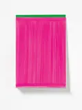 An Meine Grüne Seite by Imi Knoebel, 2009, Acrylic on aluminium and plastic in pink and green respectively, with metal hanging unit,, sold Jun 2016