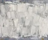 Helle Schichtung by Raimund Girke, Öl auf Leinwand, sold Jun 2016