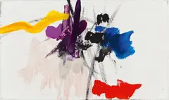 Jean Miotte, Ohne Titel, Acryl auf Leinwand