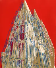 Cologne Cathedral by Andy Warhol, 1985, Farbserigraphie mit Diamantstaub auf leichtem Karton, sold Jun 2016