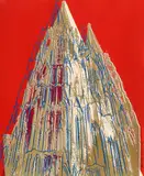Andy Warhol, Cologne Cathedral, 1985, Farbserigraphie mit Diamantstaub auf leichtem Karton