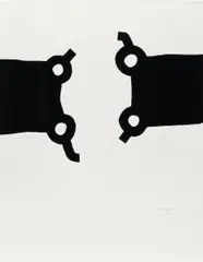 Olimpíada Seul by Eduardo Chillida, Serigrafie und Prägedruck auf BFK Rives, sold Jun 2016