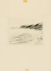 Ostseeküste by Emil Nolde, Kaltnadelradierung auf Karton, sold Jun 2016