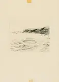 Emil Nolde, Ostseeküste, Kaltnadelradierung auf Karton