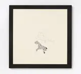 Joseph Beuys, Ohne Titel, Collage (Staniolpapier, Bleistift, Stempel) auf Karton