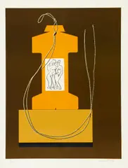 Un monument by Man Ray, Farblithografie auf BFK RIVES (Wasserzeichen), sold Jun 2016