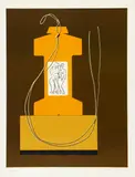 Man Ray, Un monument, Farblithografie auf BFK RIVES (Wasserzeichen)