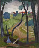 Gustav Wunderwald, Ostpreussenlandschaft (Brücke)