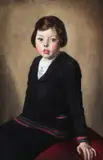 Robert Henri, Portrait of a Young Girl in Sailor's Jumper -, Oil on canvas