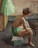 Raymond Abel, Between Acts -, Oil on canvas