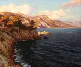 Ivan Fedorovich Choultsé, Expansive Mediterranean Seascape -, Oil on canvas