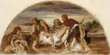 Andreas Groll, The Removal from the Cross and The Lamentation -, Oil on artist board