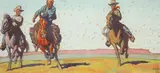Maynard Dixon, Cowboys on the Plain -