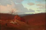 Louis Comfort Tiffany, Expansive Fall Landscape